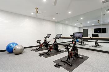 Yoga studio and peloton options